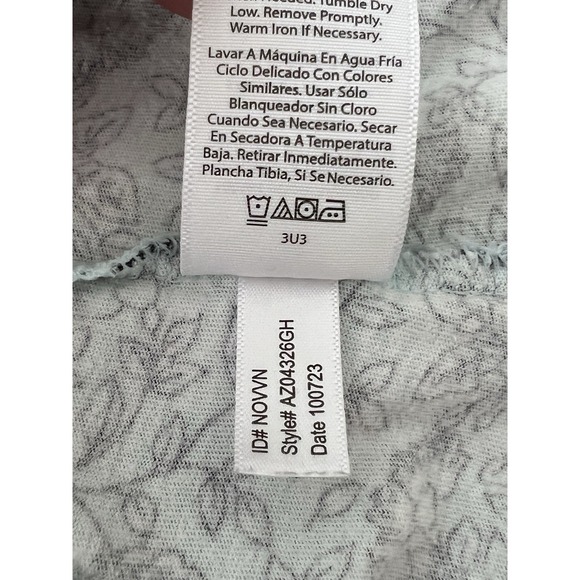 Aria Collection Plus Size 2X Soft Cotton Women's Nightgown‎ w Pockets 18W-20W - Picture 10 of 10